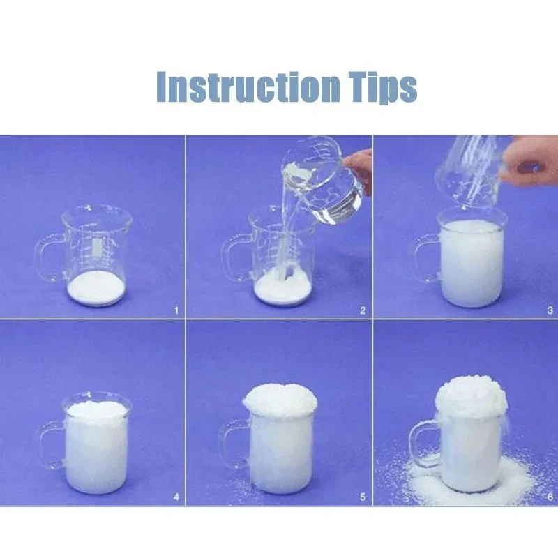 الثلج الاصطناعي اليدوية DIY مسحوق الثلج ماجيك الدعامة رقيق ندفة الثلج عيد الميلاد السنة الجديدة عيد ميلاد ديكور المنزل لعب الاطفال