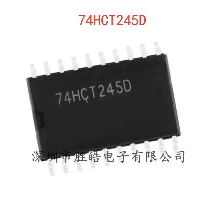 

(10PCS)NEW 74HCT245D , 653 Three-State Output of The Eight-Way Bus Transceiver Chip SOIC-20 74HCT245D Integrated Circuit