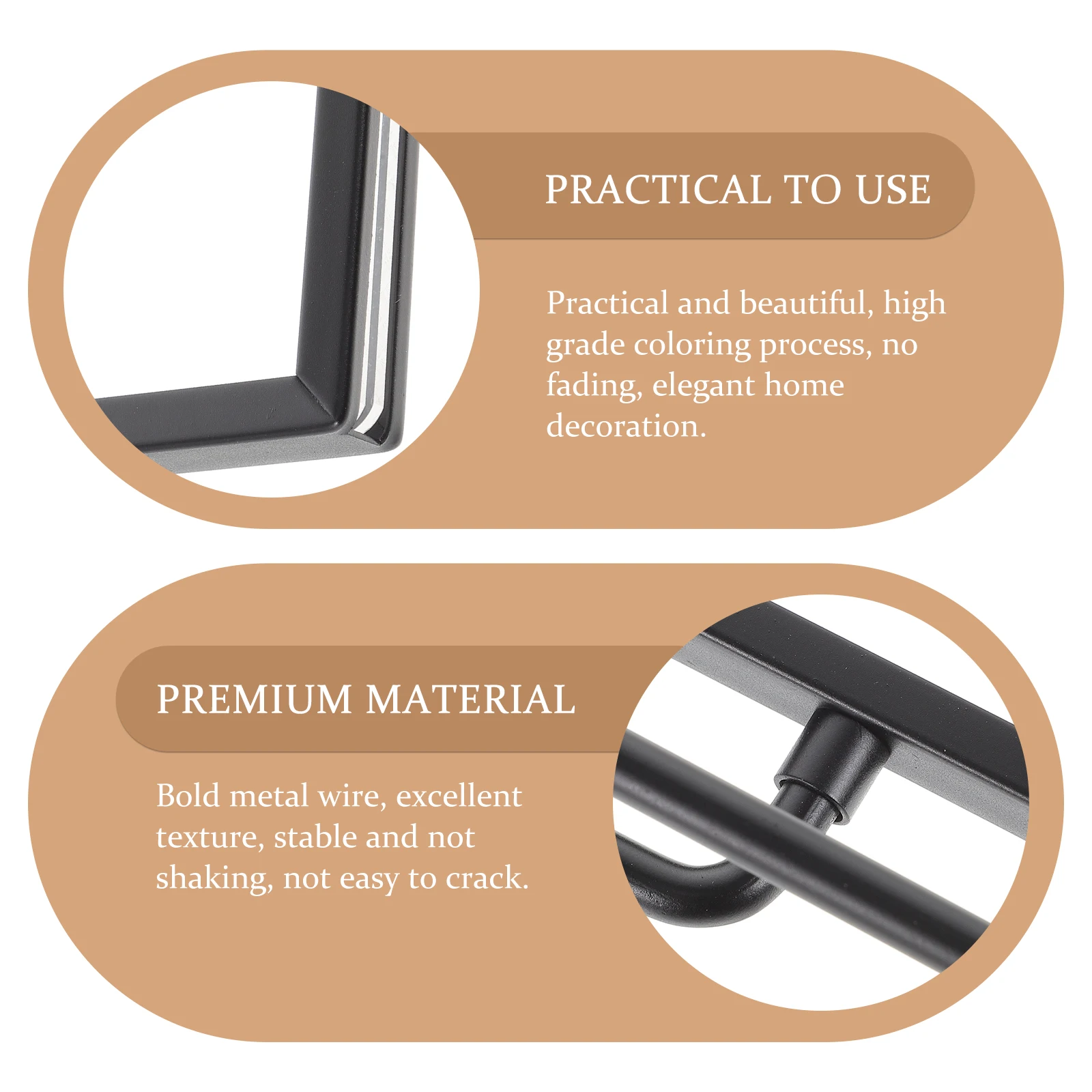 

8 Inch Rotating Photo Frame Double Sided Display Stand For 6 7 8 Inch Photos Metal Base Home Wedding Decoration Frame