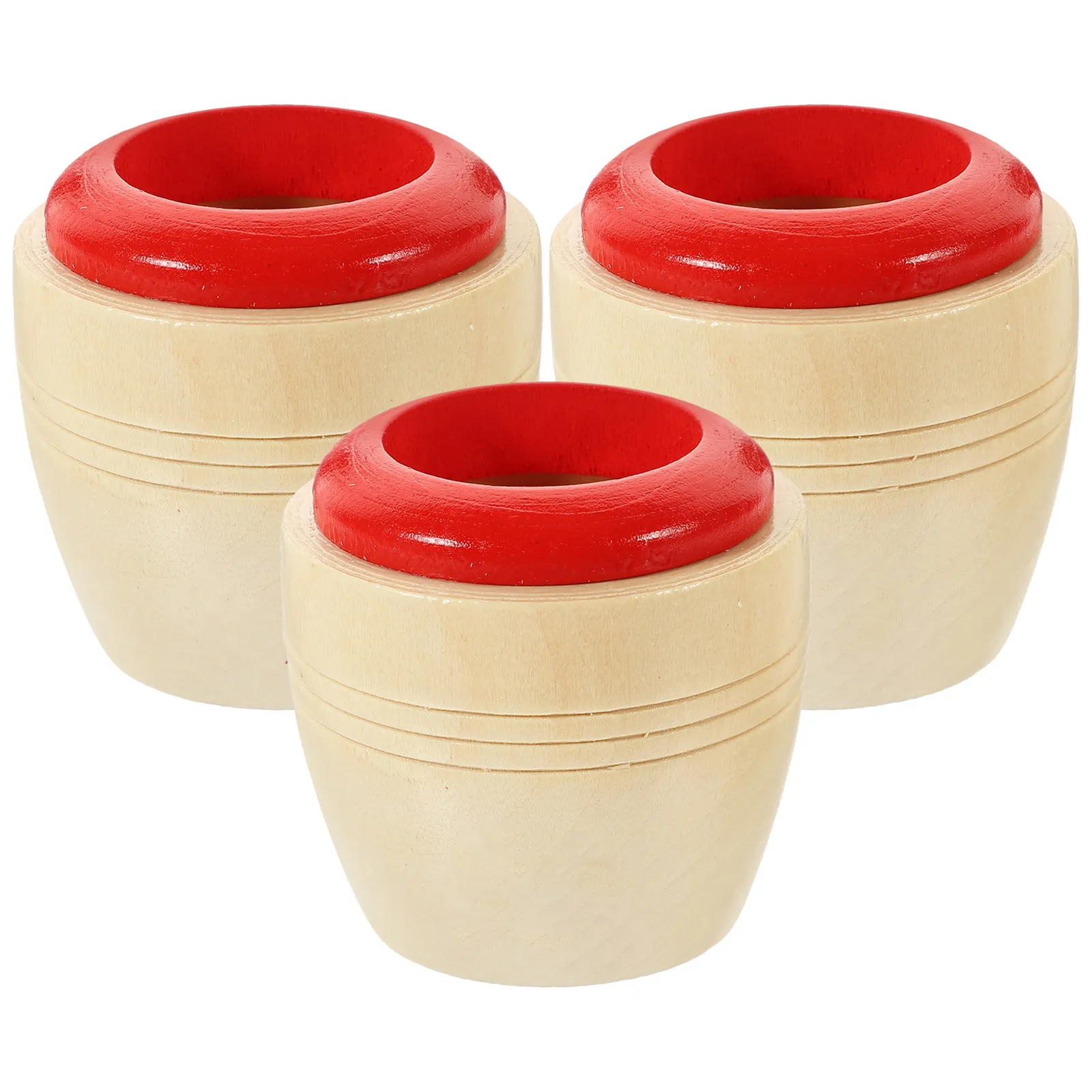 3Pcs Wooden Kaleidoscope Colorful Rotating Vision Hand Eye Coordination Intellectual Development Kids Gift
