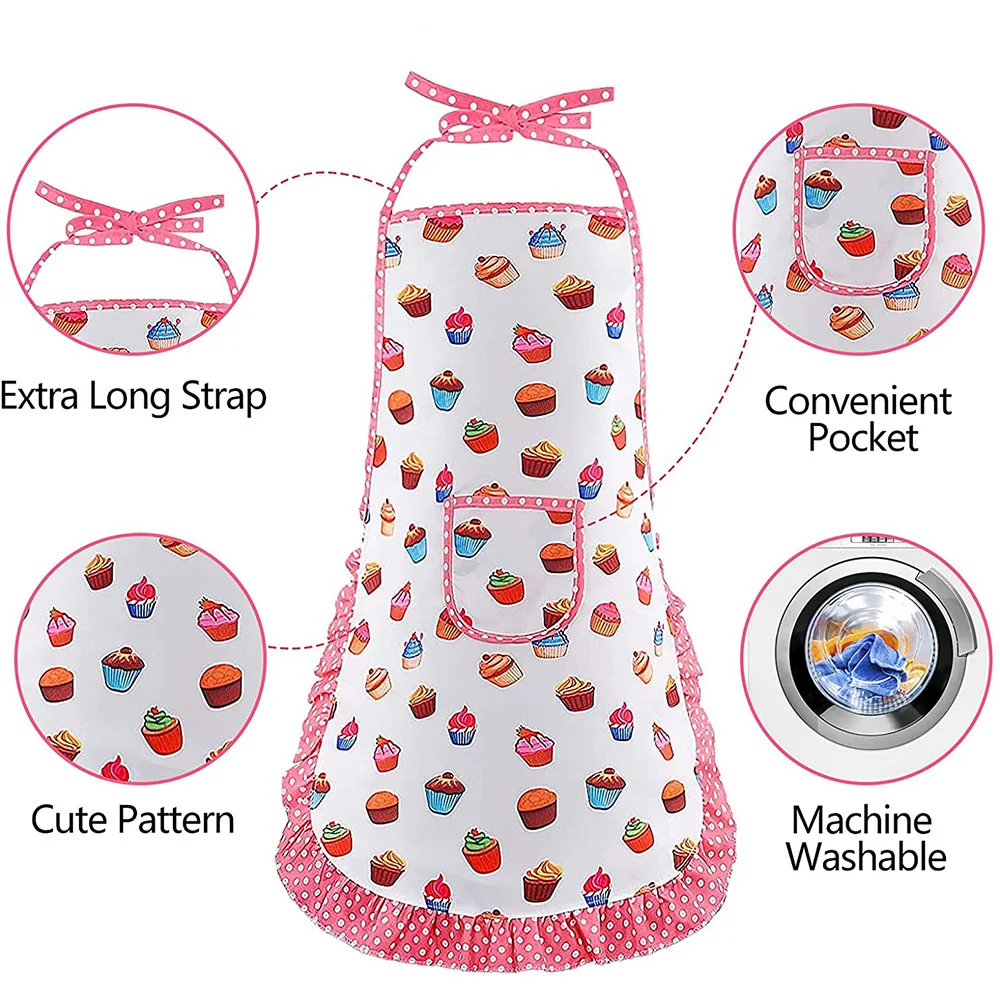 Pretend Play Apron Cooking Tool Model Set Role Play Kitchen Toy Play House Early Education Toys Gifts For Children Kids Girl