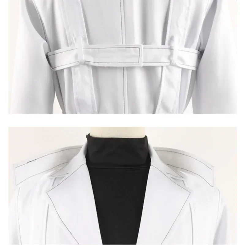 EE01 Anime Tokyo Ghoul : Re Arima Kisho Cosplay Costume White Long Trench Coat Uniform Full Set Man Halloween Carnival SuitIo0！