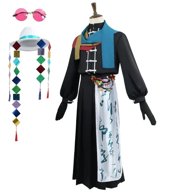 Tujuh kata aneh pertama dari rok Cina baru mengatakan cosplay Huaiyunqing kostum kuno setelan kacamata topi pakaian baru clo