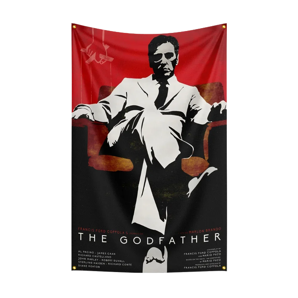 Vintage Mob Boss Tapestry Wall Art Classic Crime Drama Decor Man Cave Elevate Your Space without flagpole non-toxic material