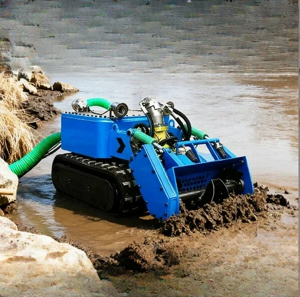 YG Customized Small Lake Equipment Underwater Gold Dredging Robot Floater Trailer Suction Hopper Dredger For Sand Mining