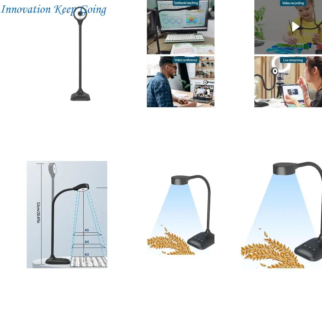 

E65C Teaching Document Camera Clear Streaming With Macros For Training Education
