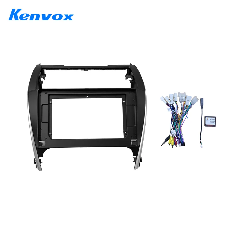 

Android Car Radio Panel Installation Frame 2 Din DVD Stereo Video Player Dash Mount Kit For Toyota Camry USA Mid-east 2012 2014