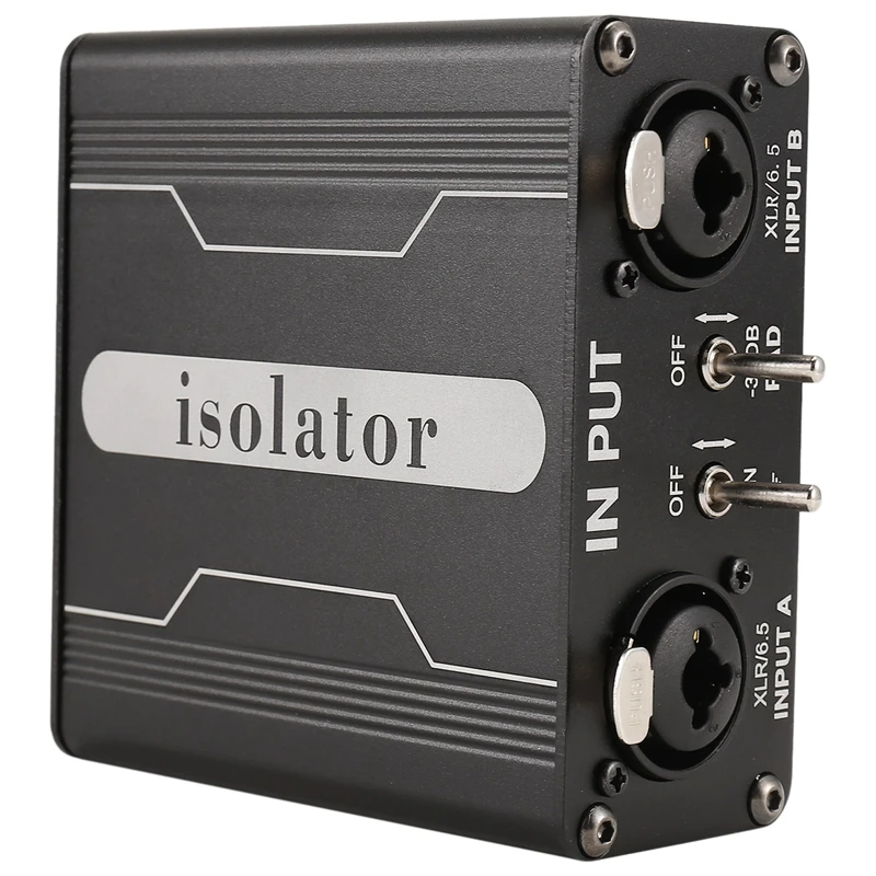 

1Pcs GX200 Audio Isolator Current Sound Noise Mixer Microphone Common Ground Filter
