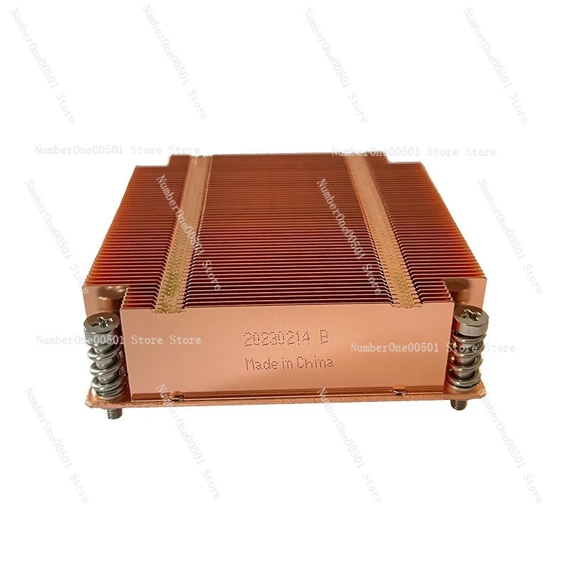 

1U2011 2066 Квадратная цельномедная пластина для равномерного распределения температуры, серверный радиатор, охладитель, компьютерный вентилятор R15