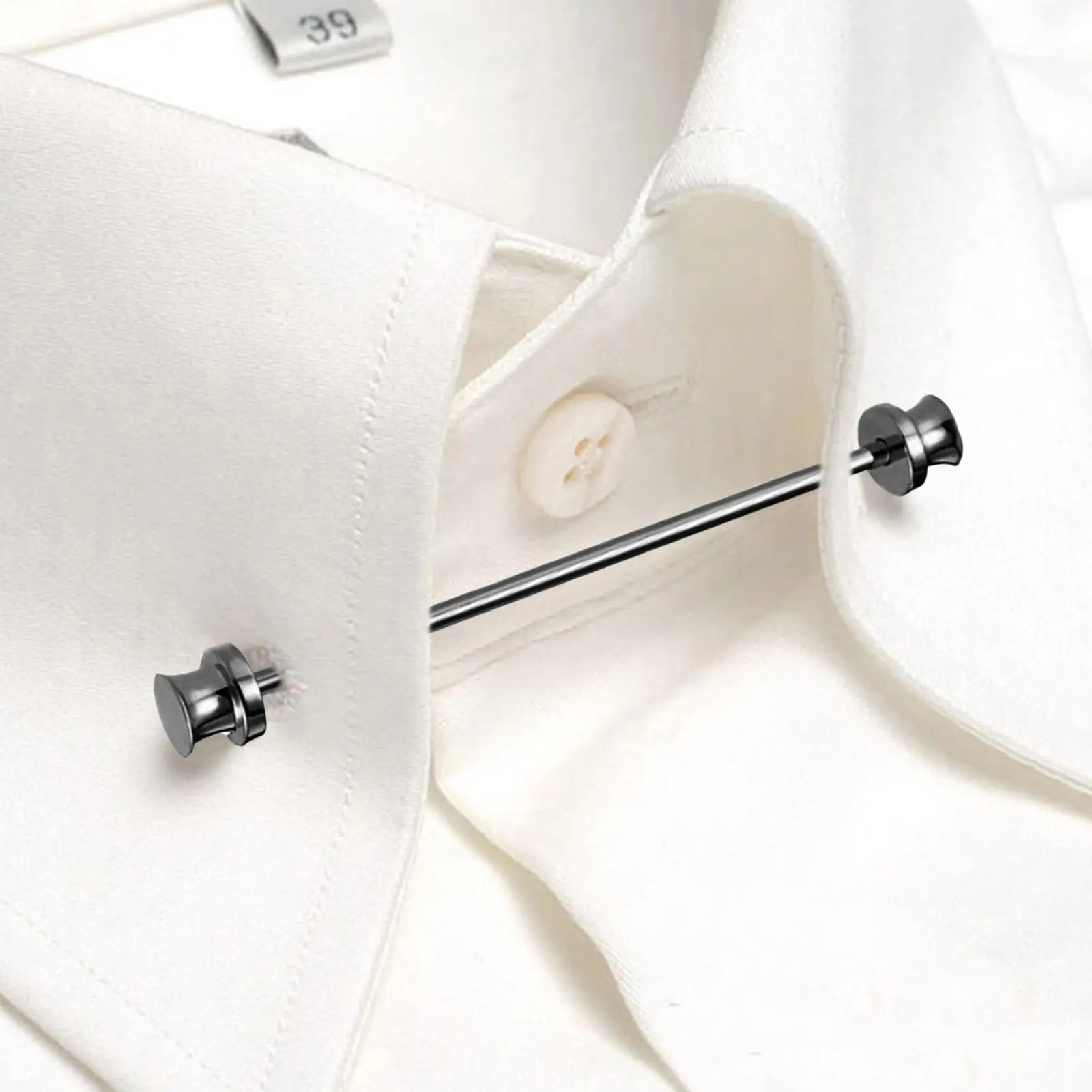 Shirt Collar Bar Pin for Men Classic Jewelry Decor Fashion for Wedding Gift Formal