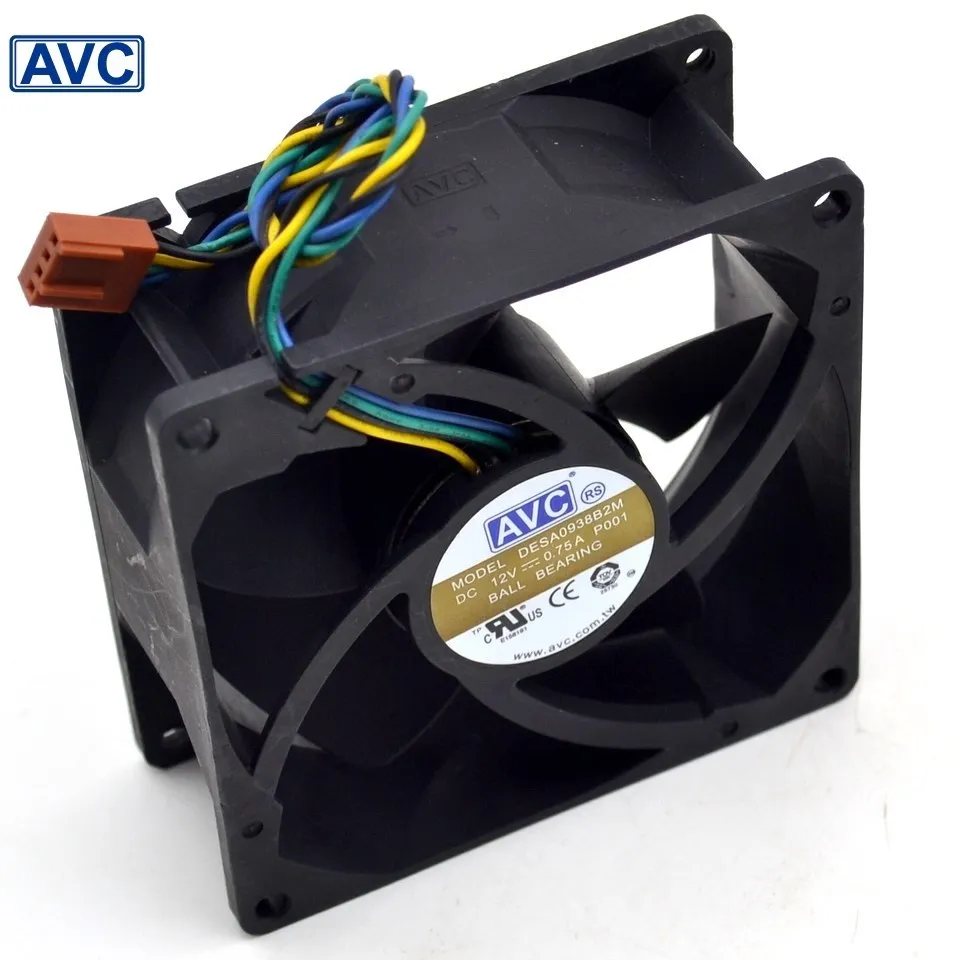 

DESA0938B2M 12V 0.75A 9038 9cm 90mm 4 line server cooling fan 90*90*38mm for AVC