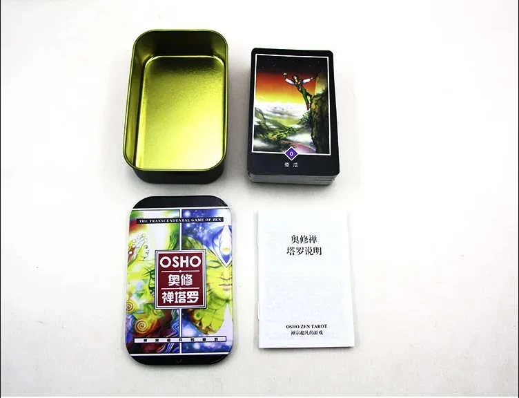 The Osho Tarot Cards 78Pcs Factory Made High Quality Tarot Card With Colorful Box, Cards Game, Board Game