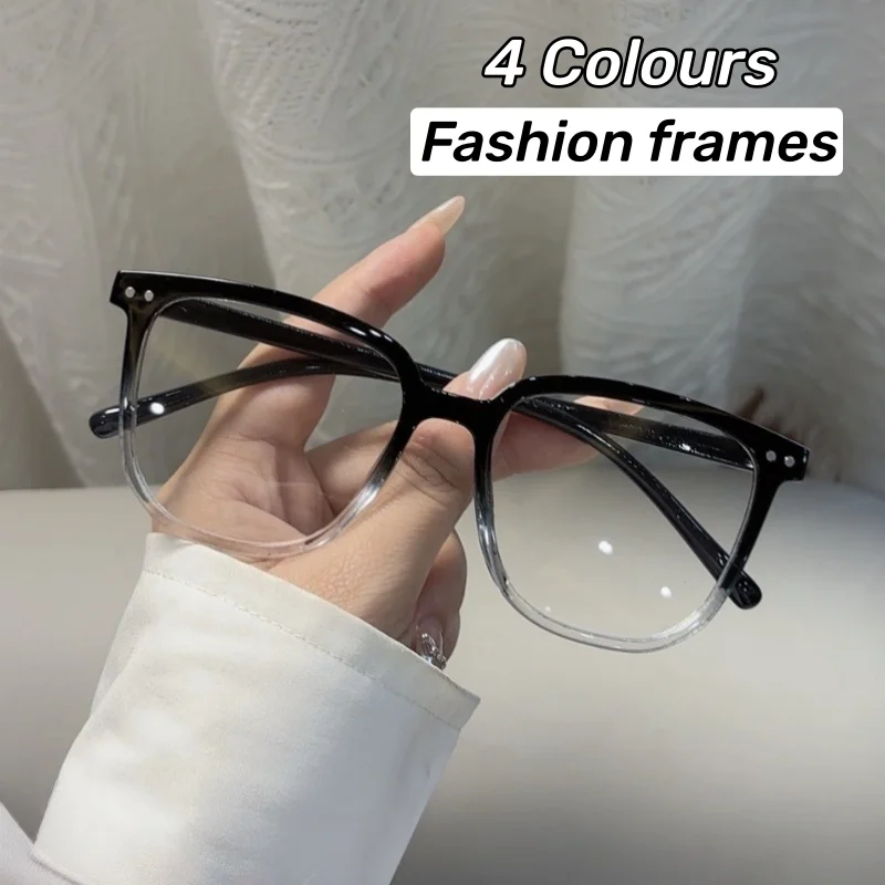 

2025 New Ultra-Lightweight Oversized Square Eyeglass Frames Prescription-Ready Large Frame for Men Women's Glasses Frames