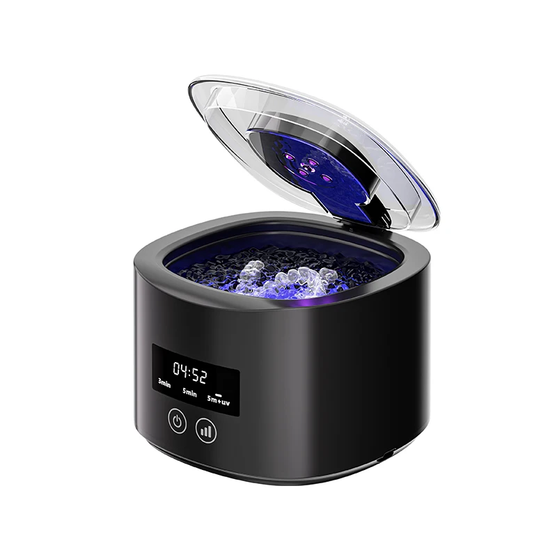 USB Rechargeable Ultrasonic Cleaner Machine for Dentures Retainer Mouth Guard Aligner Whitening Trays Personal Oral Care Supplie