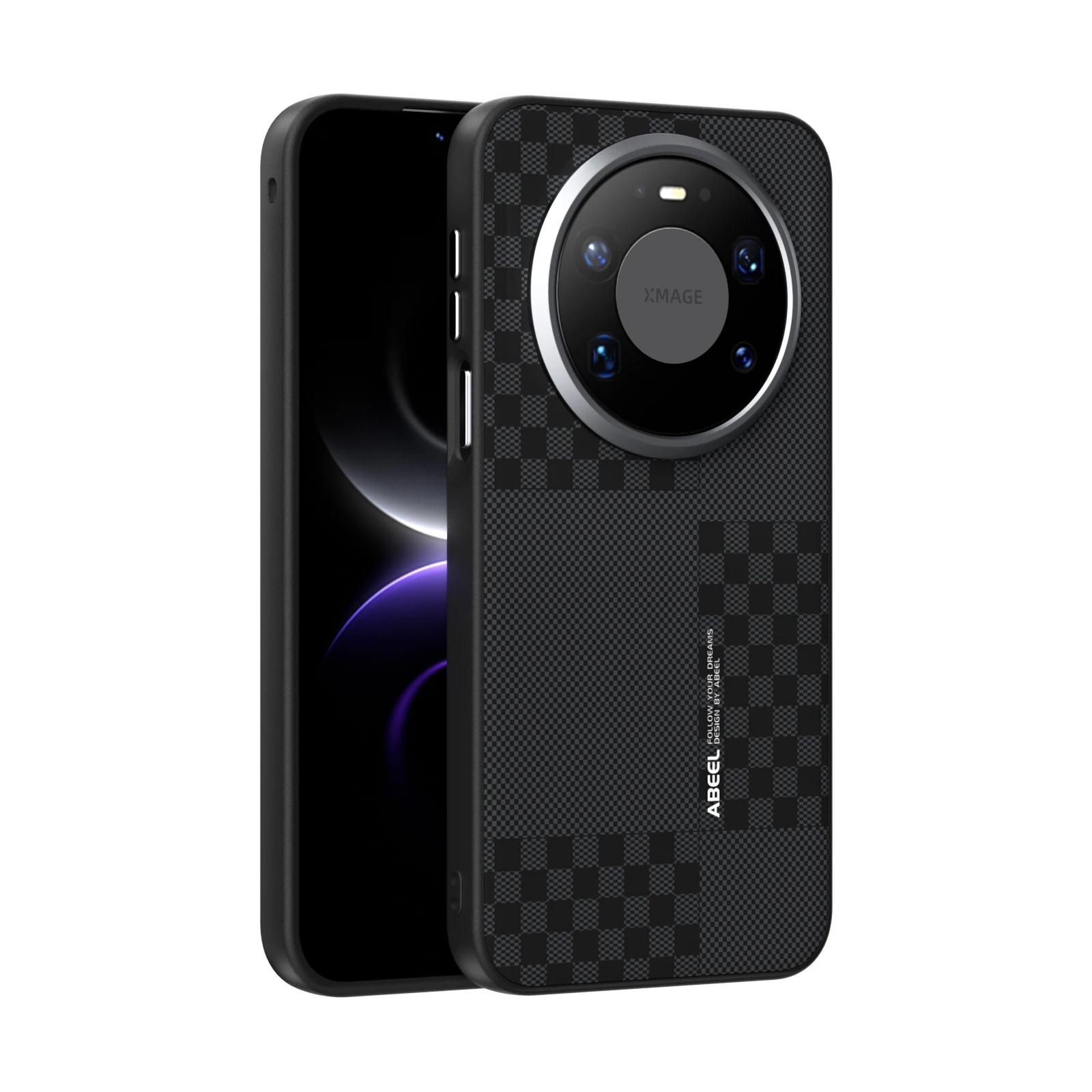 

For HUAWEI Mate 80 Pro Max Case Magsafes Magnetic Wireless Charging Business Grid Texture Mobile Phone Cover