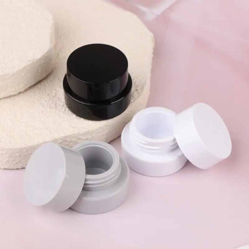 5g piccolo contenitore quadrato cosmetico vuoto vaso per crema per il viso vaso per gel per unghie fai da te scatola per polvere lozione per trucco strumento bottiglia dispenser da viaggio