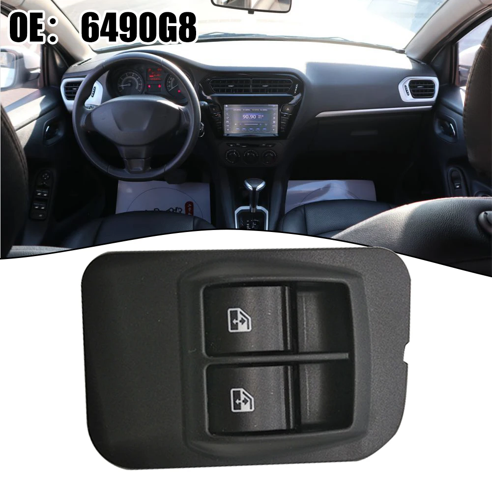 6490G8 Power Master Window Lifter Control Switch Plastic For Bipper Schalter Fenster Quick Installation Car Accessories