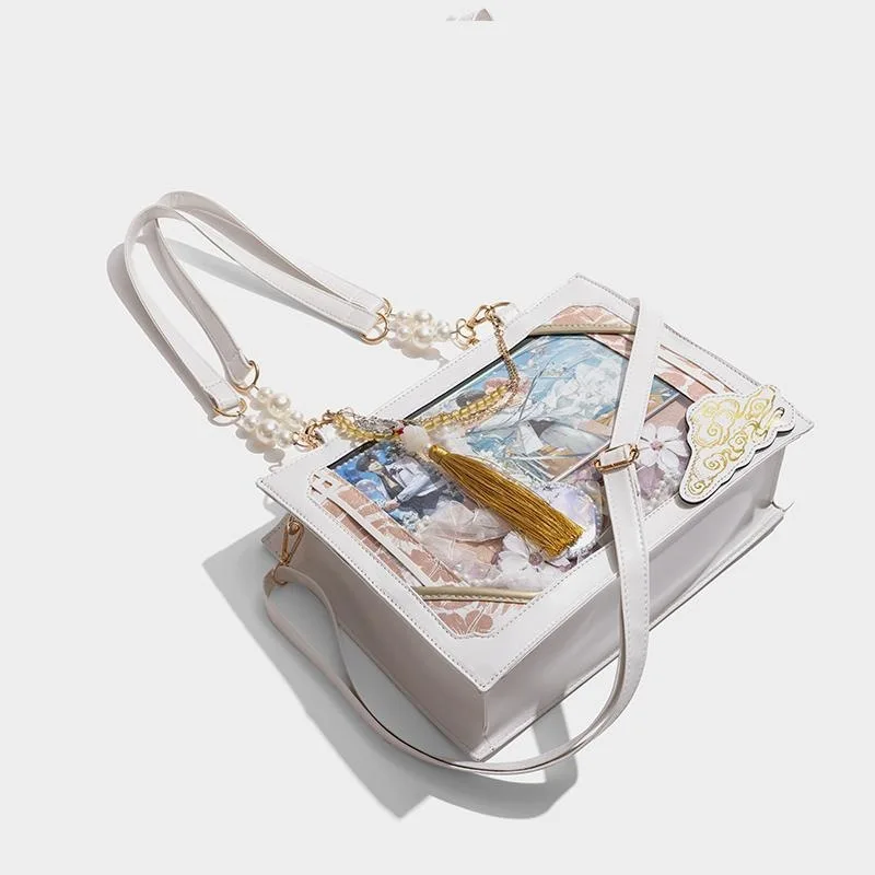 New Fashion Harajuku Girl Cool Ita Bag Personalized Y2K Two-dimensional Ulzzang Crossbody Bag JK Uniform Shoulder Bag