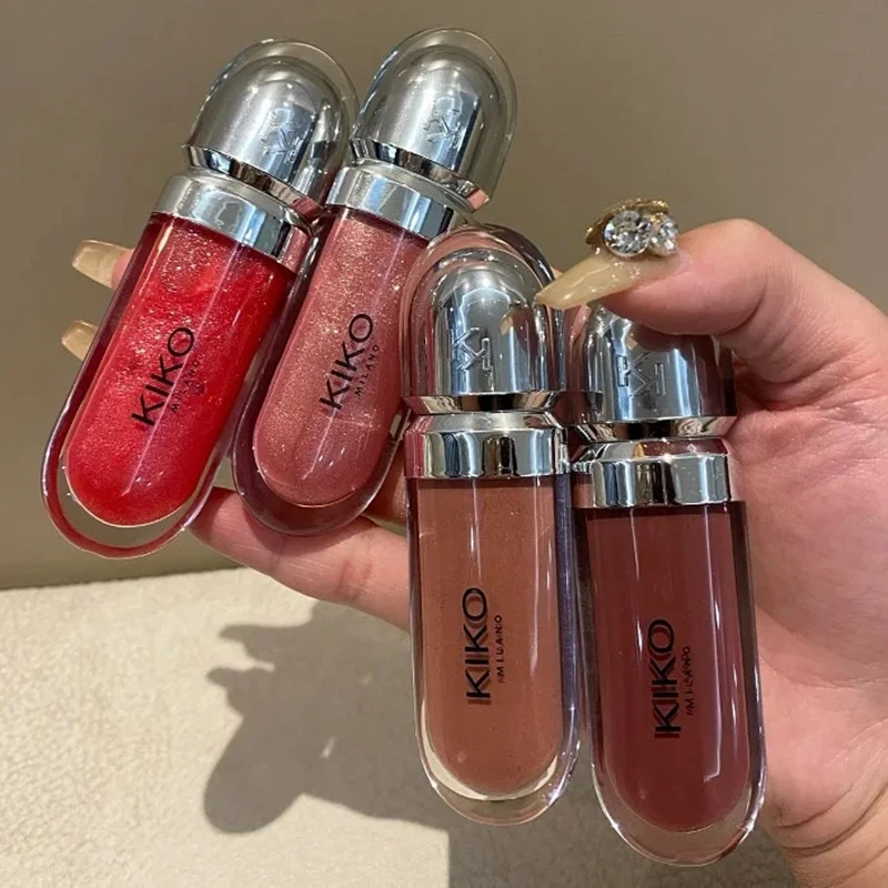 Fashion Brand Kiko Refreshing Non Greasy Mirror Lip Glaze Moisturizing Non Stick Cup Lipstick Deep Moisturelip Lip Balm Makeup