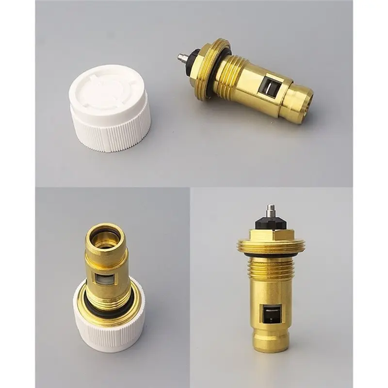 SHGO-Threaded Brass Radiator Valve Replacement Radiator Heating Systems 1/2In Manifold Radiator Heating Systems