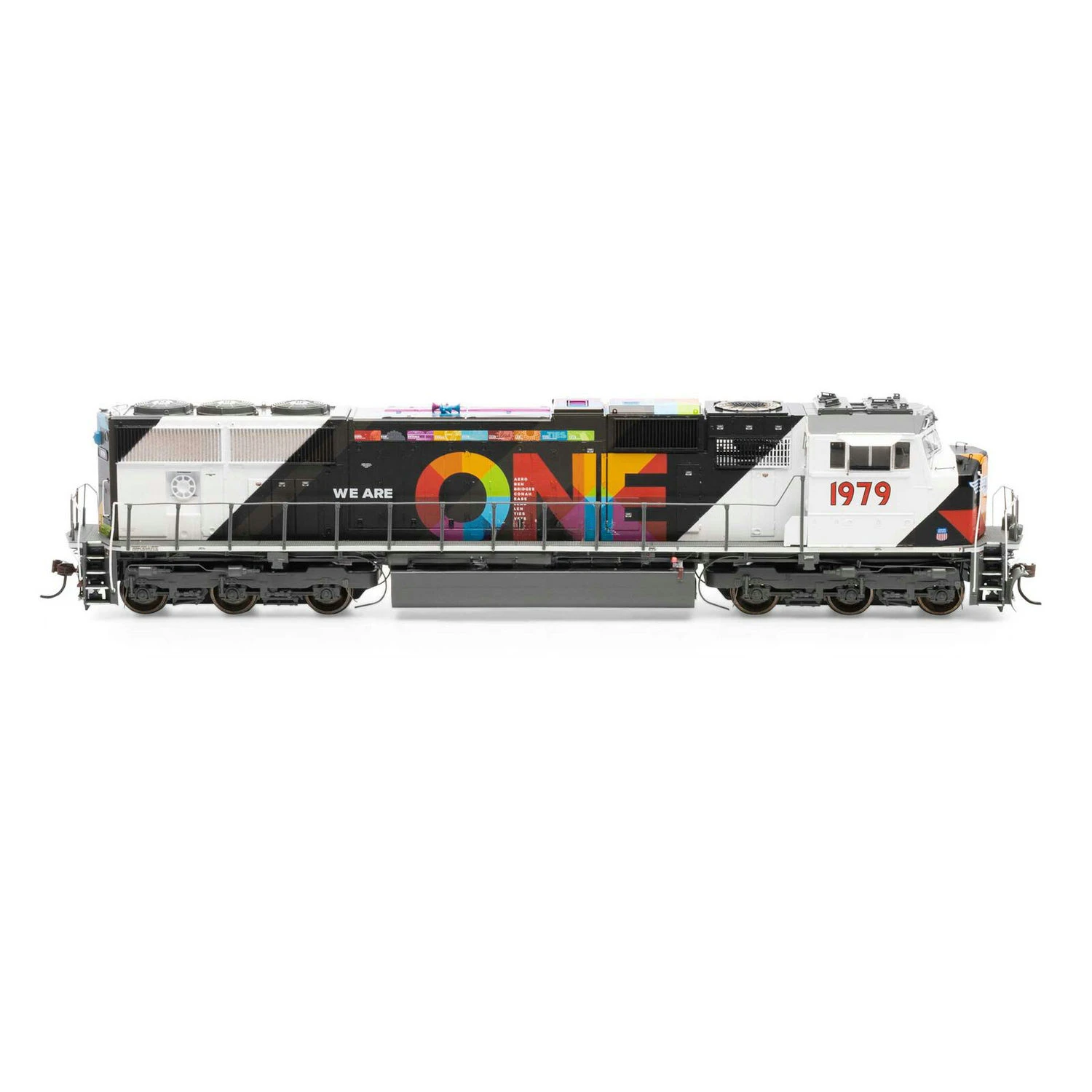 HO 1/87 Train Model ATHEARN 75818 WEARE ONE Painted SD70M Diesel Locomotive Simulation (DC) Train Model Toy