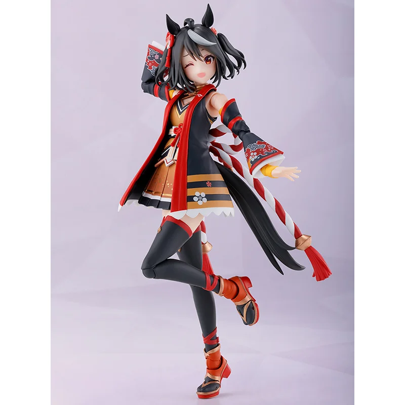 Original Bandai S.H.Figuarts Uma Musume Pretty Derby Kitasan Black Anime Figure Action Model Collecitble Toys Gift