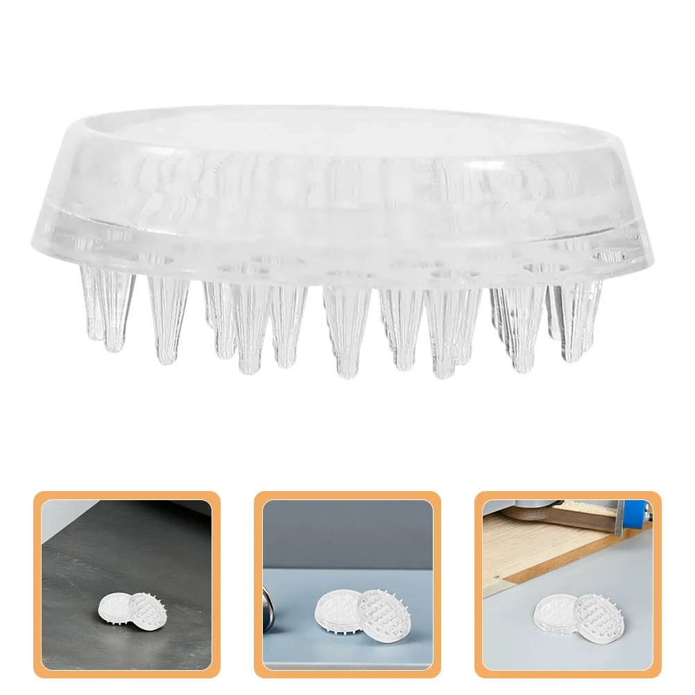 

12Pcs Round Non-Slip Furniture Pads Transparent Material Chair Leg Protectors Anti-Scratch Sofa Table Feet Covers