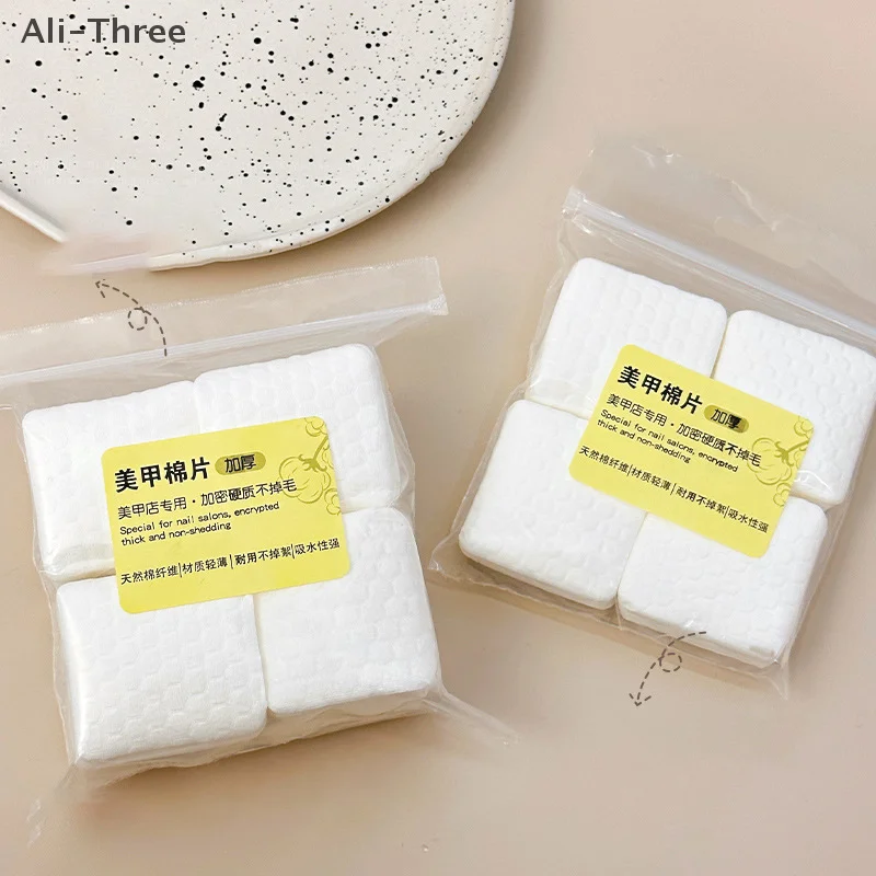 200/500 قطعة سماكة مهنة منصات القطن لمسمار مناديل خالية من الوبر مسمار القطن هلام مزيل طلاء الأظافر مسمار الفن أدوات تنظيف #4