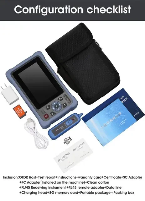 NK4000D OTDR Tester Riflettometro Mini Palmare 1310 1550 OTDR Micro OTDR Smart monomodale