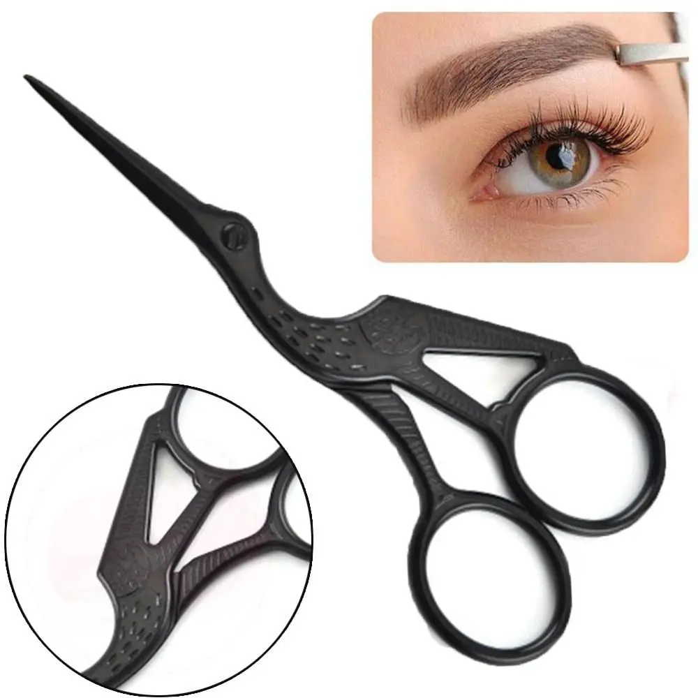 Sharp Trimmer Curved Head Eyelash Clipper Makeup Tools Eyebrow Tweezer Make Up Scissors Hair Removal Eyebrow Scissors