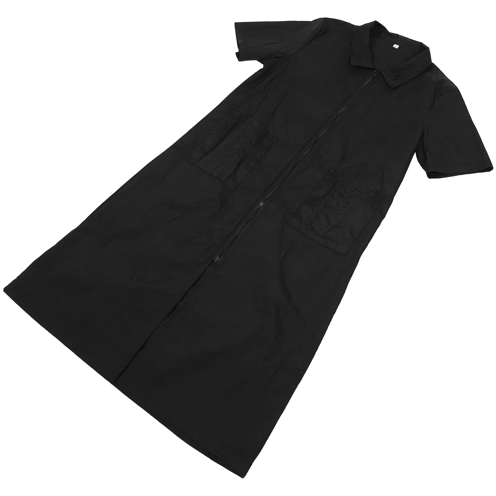 

Waterproof Pet Grooming Anti-Static Barber Smock With Zipper For Dog Cat Salon Workwear Durable Polyester Apron