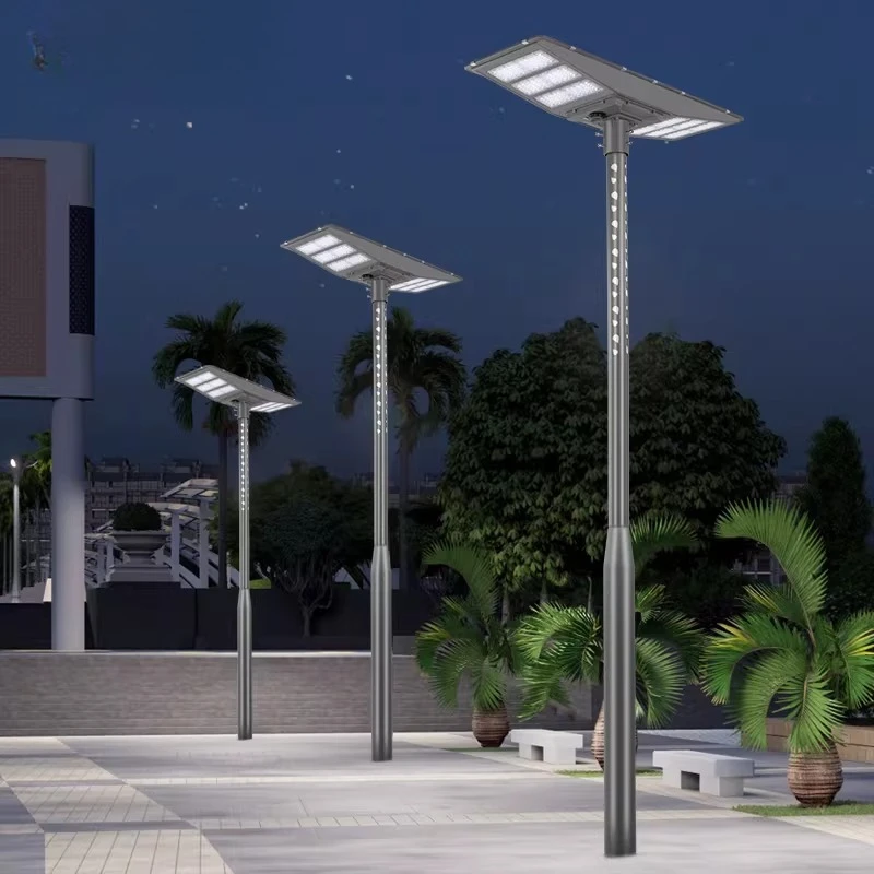 Solar Street Light Outdoor Super Bright Garden Light Community Park Villa Landscape Light Project High Power High Pole Street