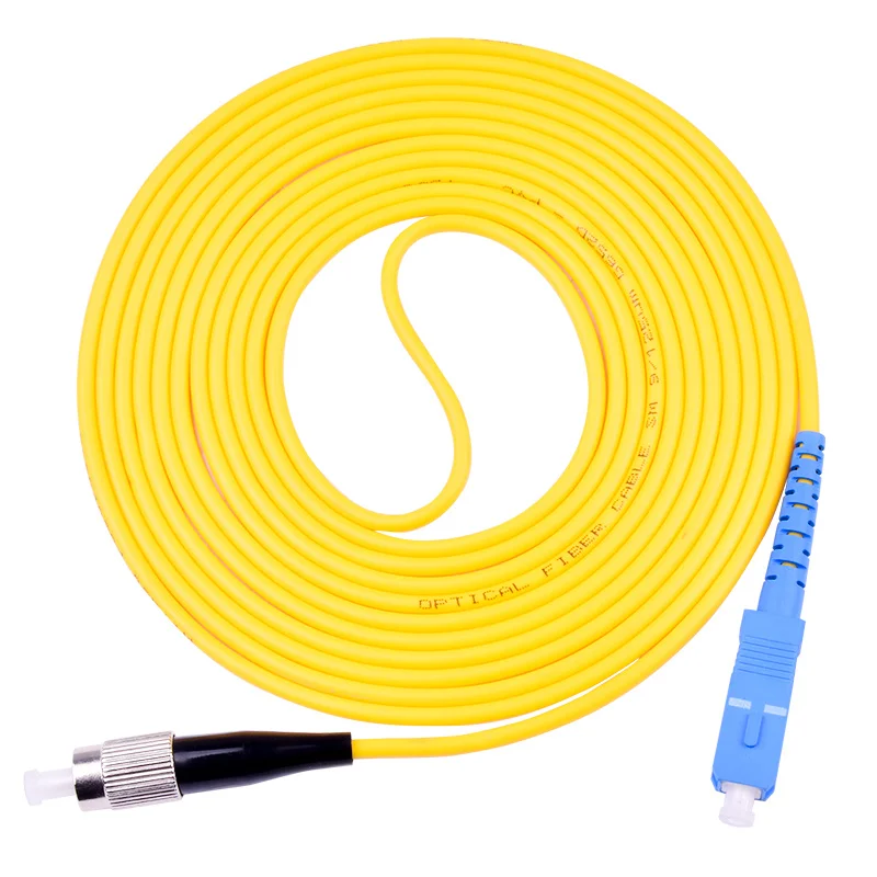 FC/UPC-SC/UPC Single mode SM Simplex Fiber Optical Jumper Fiber Optic Patch Cord 1m/3m/5m/10m/30m/50m