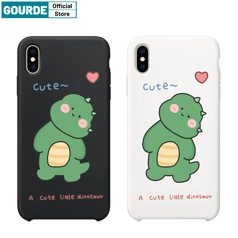 

Gourde Funny Cute Casing Cartoon Dinosaur Pattern Phone Case for Iphone 15 14 12 13 11 Pro Max IP 7 8 Plus Iphon X XS XR Xs Max