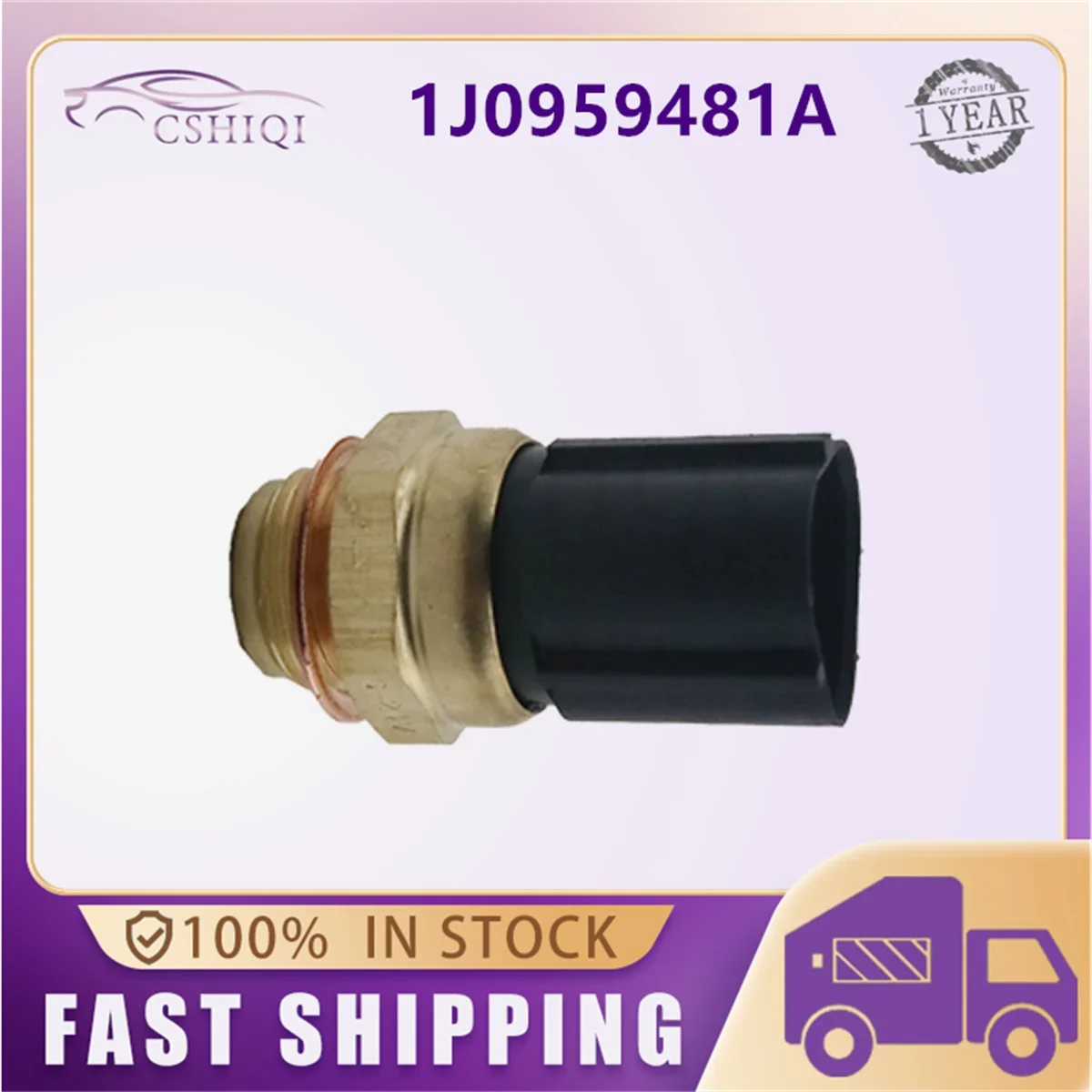 1J0959481A Temperature Sensor Radiator Fan Switch For Audi A3 TT Seat Ibiza Volkswagen Beetle Golf Jetta City Touareg Skoda