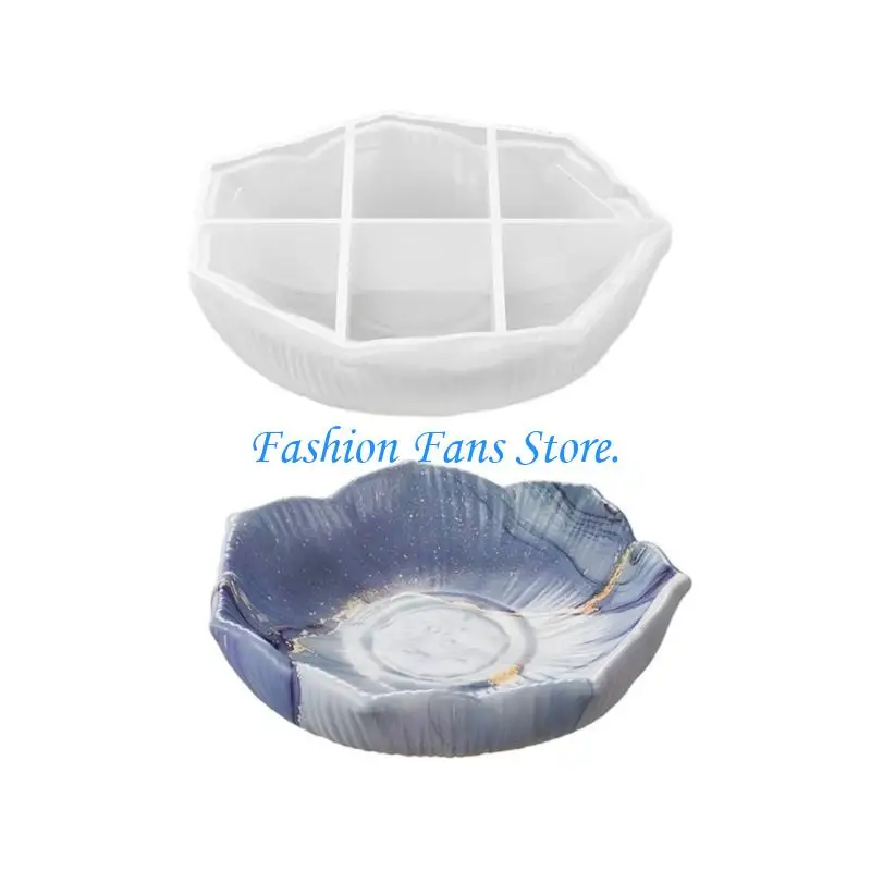 Silicone Mold for Crafting Flower Storage Tray and Decorations Mould
