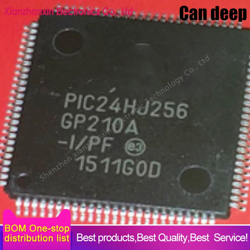 1pcs/lot PIC24HJ256GP210A-I/PF PIC24HJ256GP210A 256GP210 TQFP100 16-bit microcontroller chip