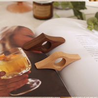 Wooden Thumb Bookmark One Hand Reading Thumb Book Support Book Page Holder For Office Book Lovers Fast DIY Reading Aid Tools