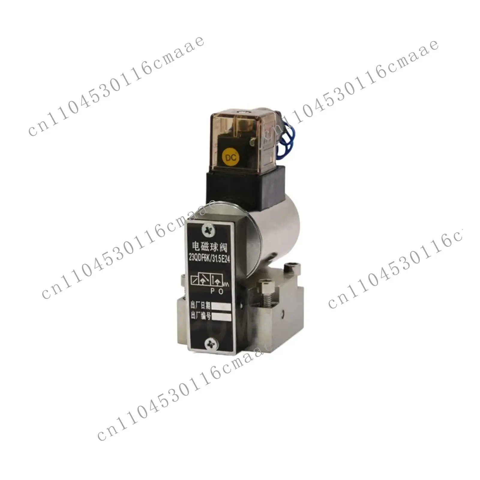 23QDF solenoid directional valve, two-position three-way NO NC high pressure 31.5Mpa (23QDF6B4)