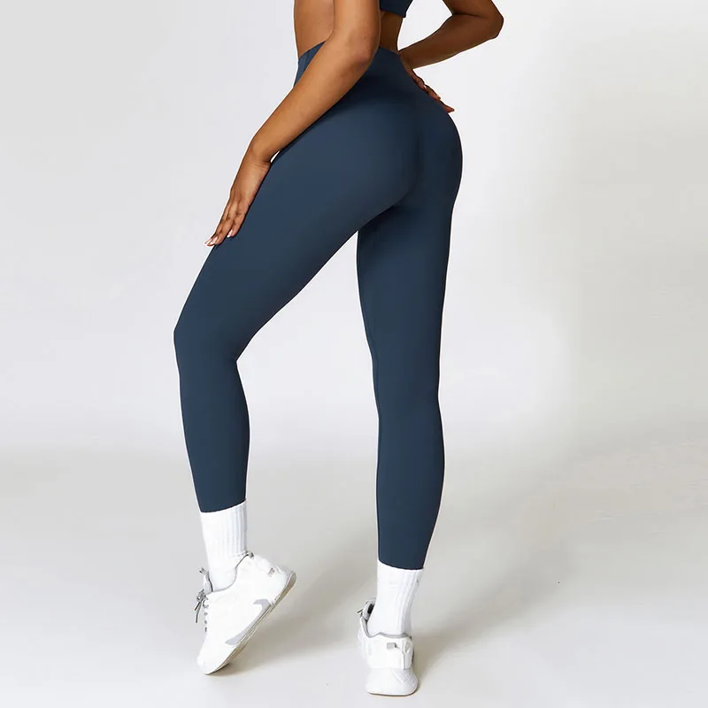 Higher Quality Gym Yoga Pants High Waist Sport Leggings Women Running Fitness Workout Leggings Women Push Up Tights Yoga Clothes