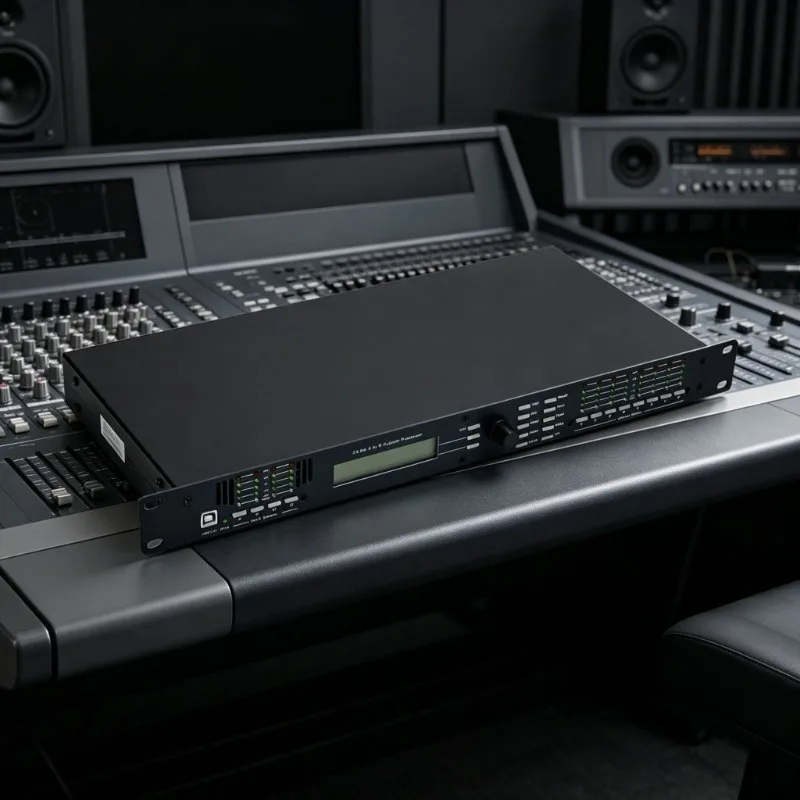 4.8SP 110V/220V Digital DSP Audio Processor 4 In 8 Out Professional PA System Equalizer Crossover