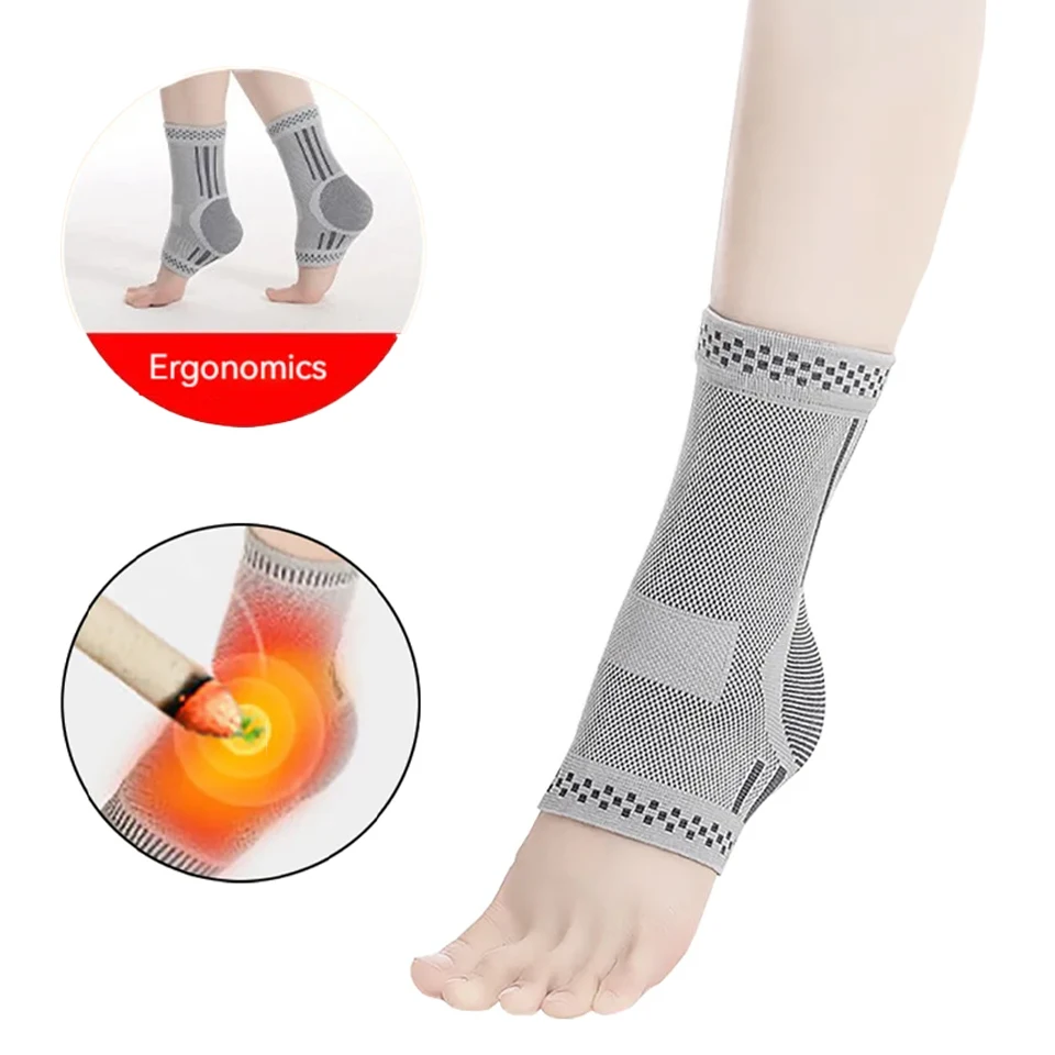 1Pcs Self Heating Sports Ankle Protection Wind Cold Protection Ankle Support Breathable Pressurized Foot Insulation Cover Unisex