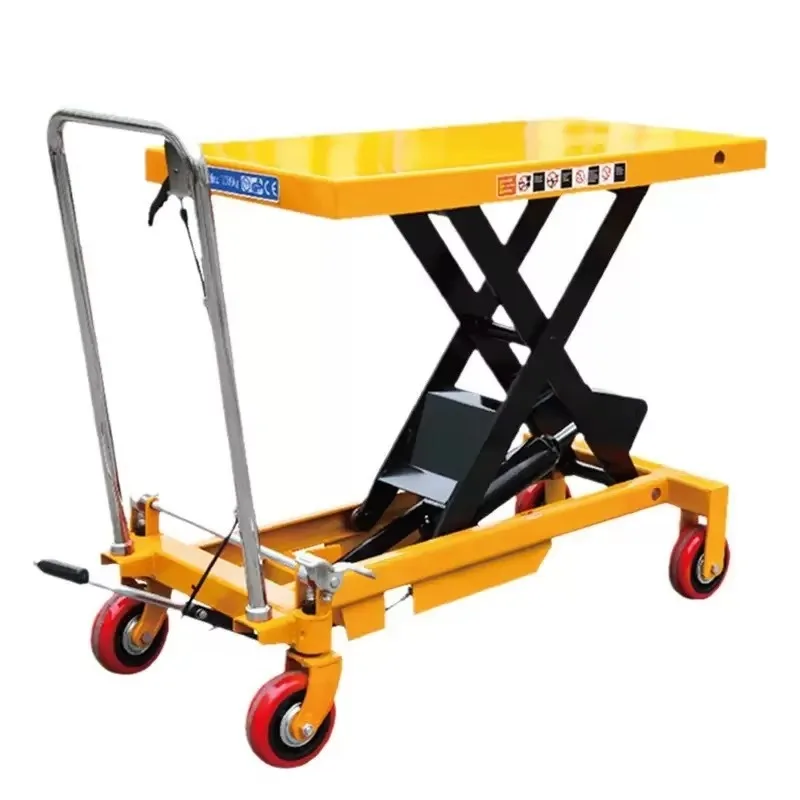 Xiangyin Hydraulic Scissor Lift Table Heavy-duty Lifting Height Manual Scissor Lift Table