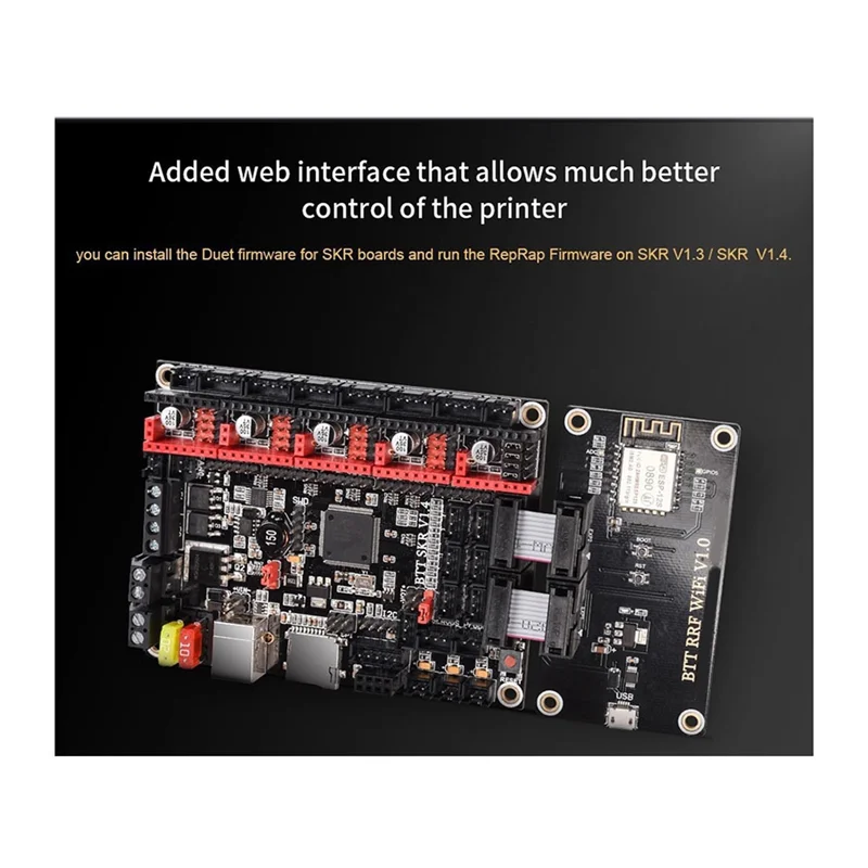 BIGTREETECH لـ SKR 1.3/1.4 RRF Wi-Fi وحدة توسيع اللوحة الأم للطابعة ثلاثية الأبعاد لترقية البرامج الثابتة Reprap #3
