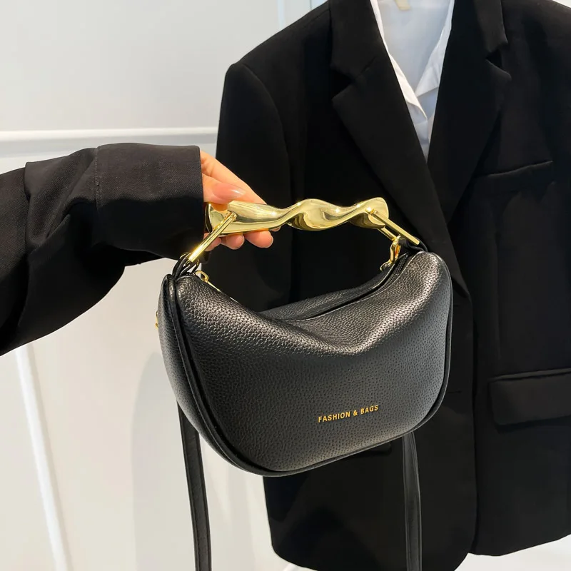 

2025 Summer Vintage Hobo Bag, Luxe Soft Leather Shoulder Purse for Women Versatile Crossbody Tote Textured Minimalist Sling Bag​