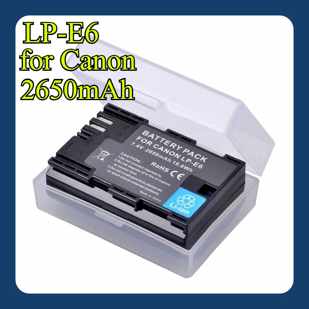 2650Mah LP-E6 Batte… - image