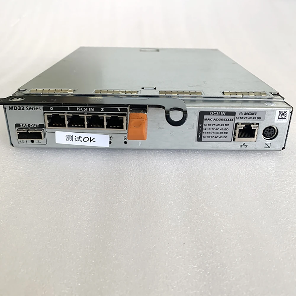 0VC296 0D162J 0770D8 0VFX1G For DELL PowerVault Md3200i 4-포트 ISCSI 스토리지 컨트롤러 고품질 빠른 배송