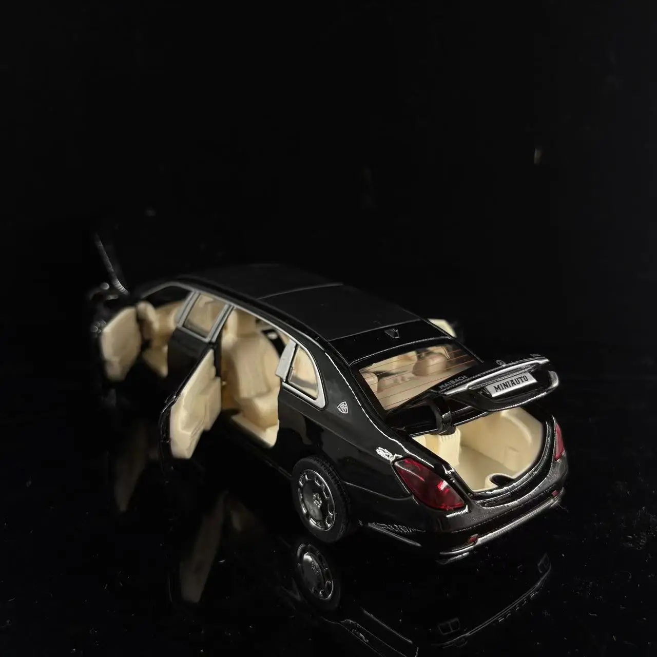 1:32 mercedes benz may bach s650 versão estendida diecast metal liga modelo carro som luz coleção crianças brinquedos presentes