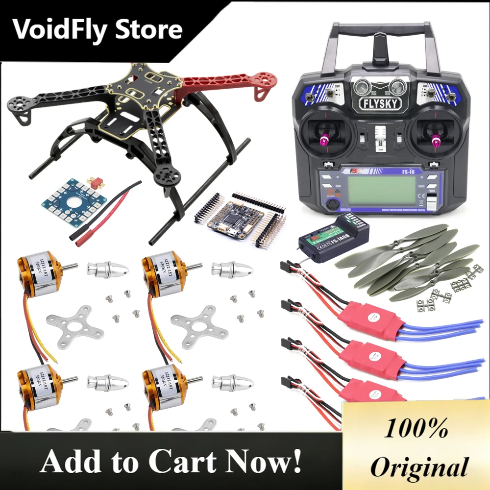 CarrySimpleF330 330mm Drone Kit With Landing Gear FS I6 F4 V3S FC A2212 KV930 2-3S Motor Simonk 20A ESC 8038 Propellers For RC