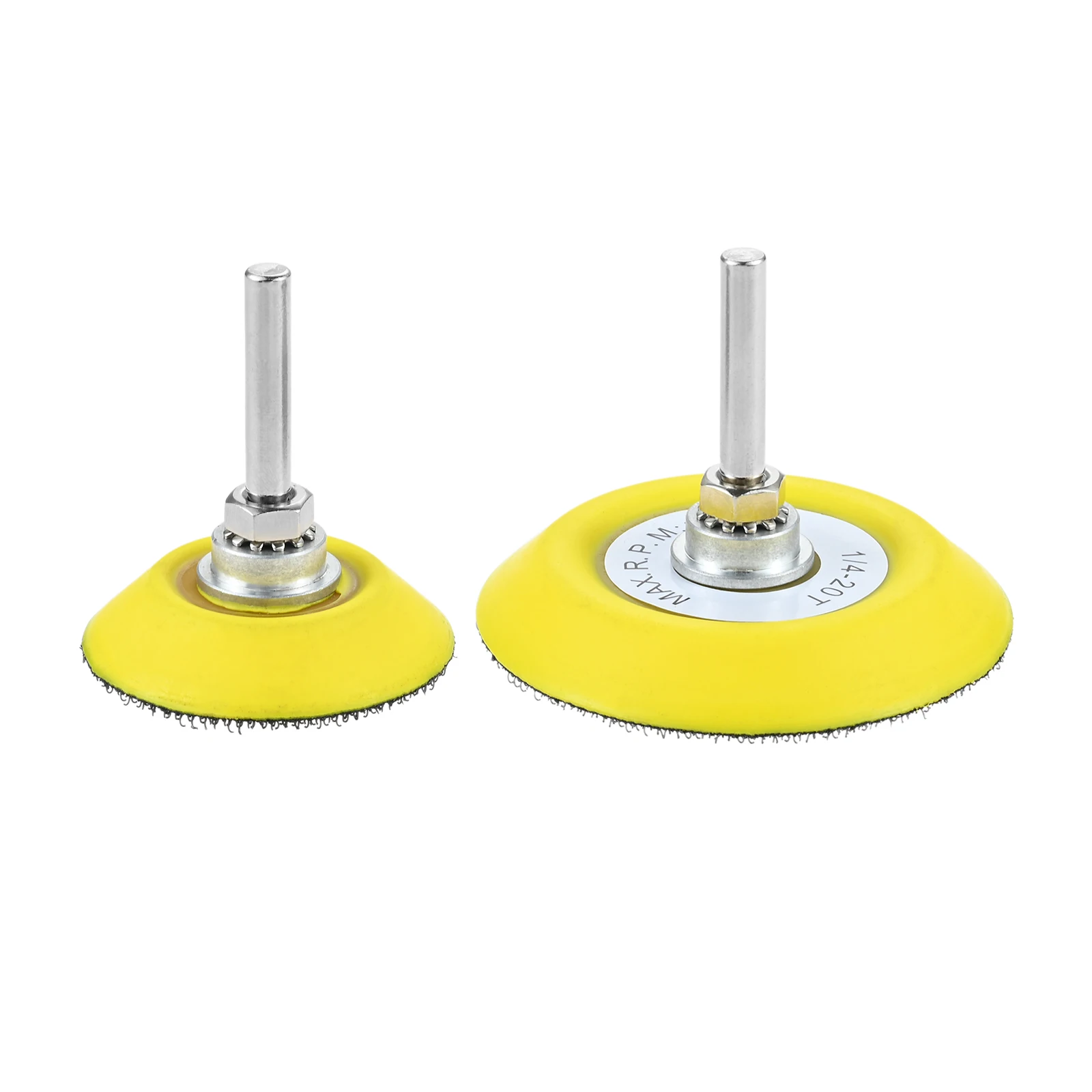 1 Stück 2 oder 3 Zoll Klett-Schleifpad mit 1/4 Zoll Schaft-Set für Schleifscheiben für Rotationswerkzeuge/Druckluftschleifer/Elektrobohrer